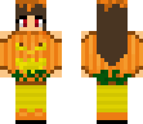 jack o' lantern girl