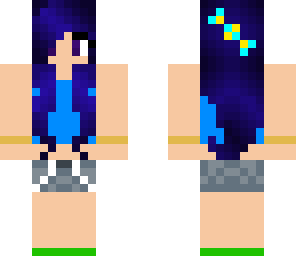 blue girl