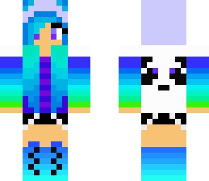 blue or water panda