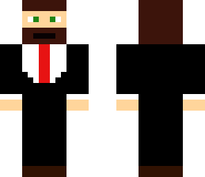 casual guy in a tuxedo