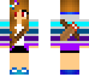 purple and blue