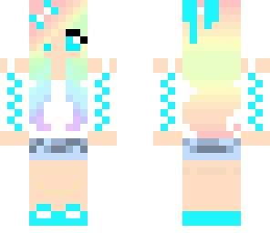 cute rainbow girl