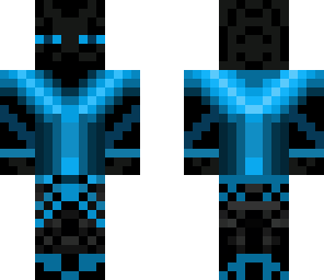 enderman with awesome blue jacket