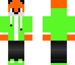 foxy in hoodie with smaller sleeves