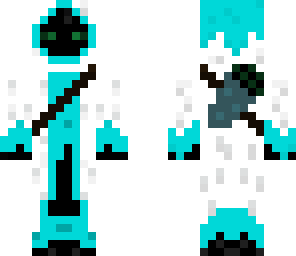 enderman archer in cyan