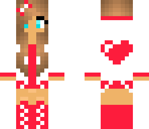 pink heart girl