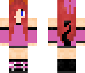 demon pink girl