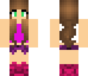 pink and purple teen girl