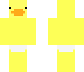 duck in diaper