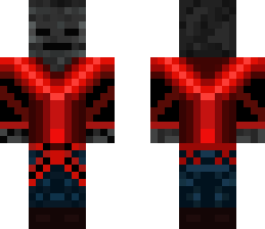wither skeleton with awesome red jacket