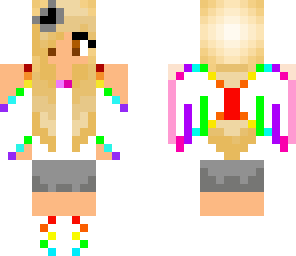 sexy rainbow girl