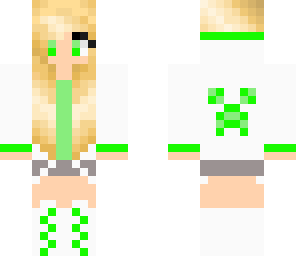 lime green girl