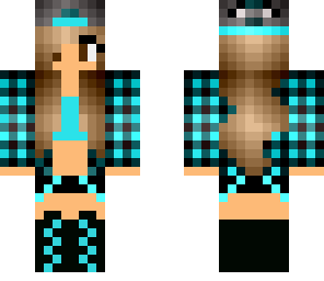 blue gamer girl
