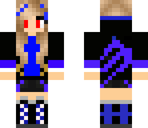 vampire girl blue