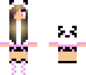 edited panda girl