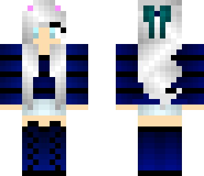 cute blue girl