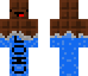 blue chocolate