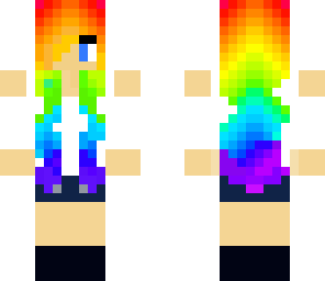 hair of rainbow