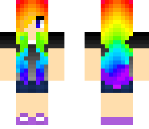 rainbow hair