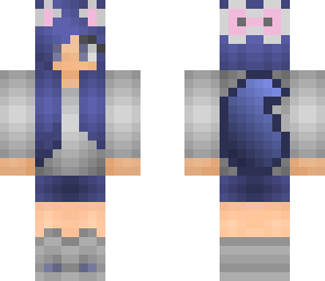 blue fox girl