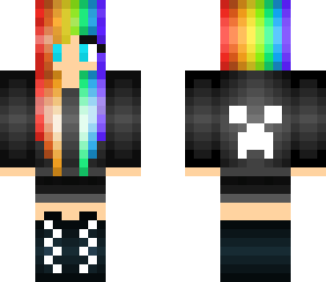 rainbow creeper girl