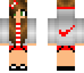 red nike girl