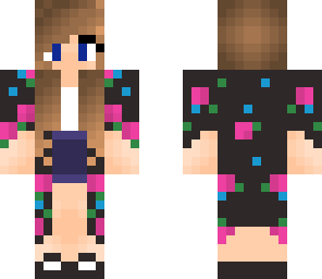 flower cardigan skin