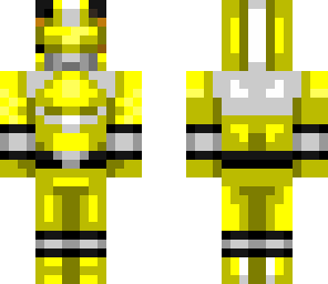 yellow ranger time force con cabeza de guarana