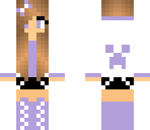 light purple girl