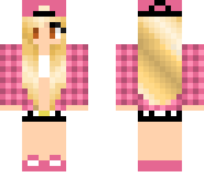 pink skater girl