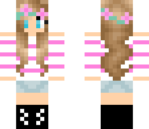 pink stripy shirt