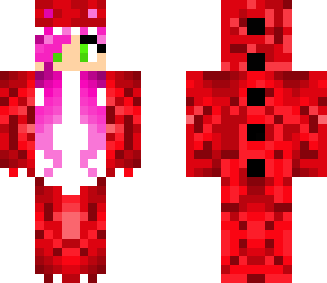 red dino girl