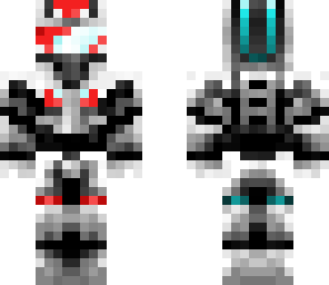 its the red cool colourful robot