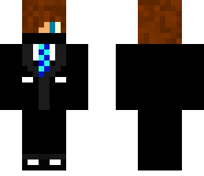 masked suited gamer
