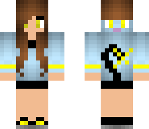 shinx girl- pokemon skin series