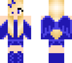 navy blue angel girl