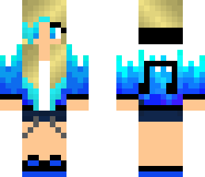 blue music girl