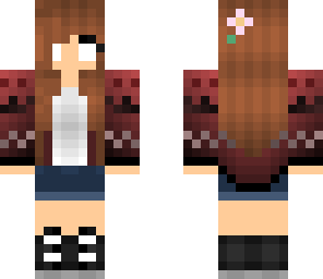 red sweater herobrine girl