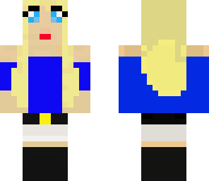 blue girl