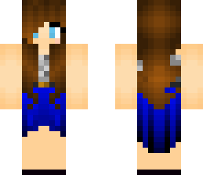 blue prom dress