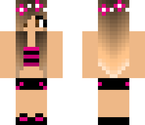 pink and black girl