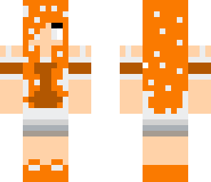 orange creme ice cream girl