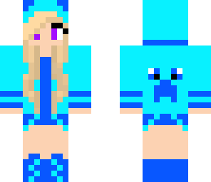 blue creeper girl