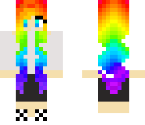 formal rainbow girl