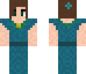medieval blue dress