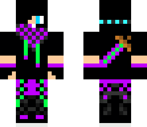 purple emo boy
