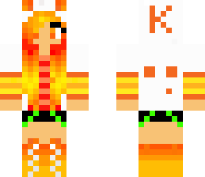 slime girl fire