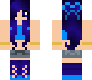 blue girl