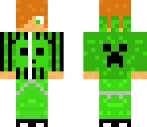 creeper and slime guy