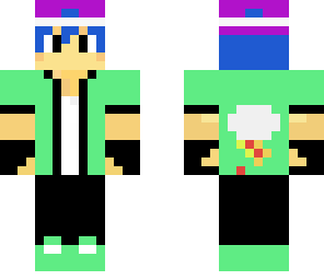 blue haired hat dude